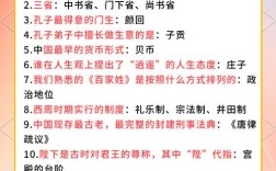 关于历史知识的常识