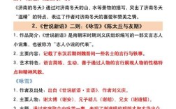 初一苏教版文学常识有哪些重点？