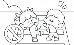 幼儿安全常识的简笔画