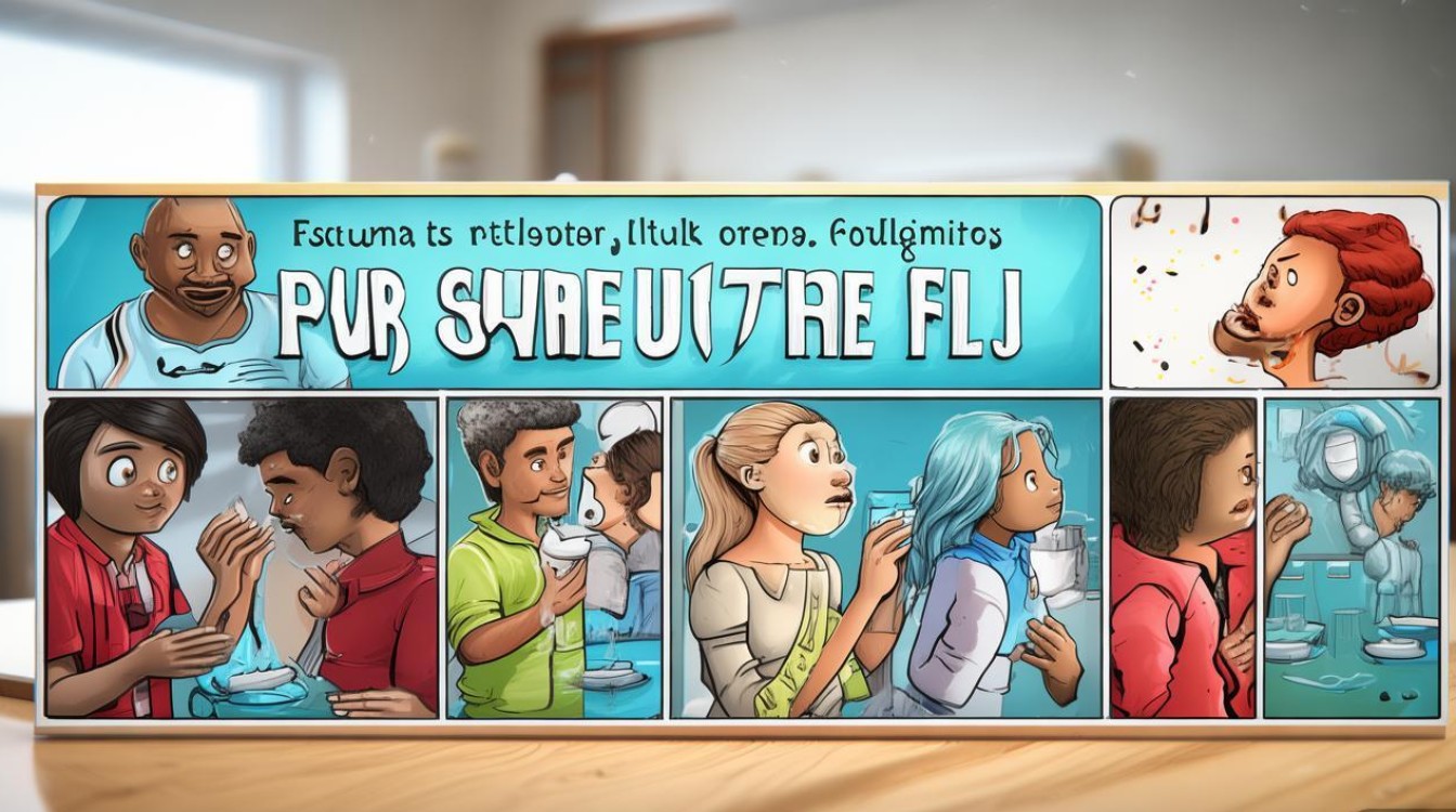 预防流感小常识漫画，哪些细节容易被忽略？-图1