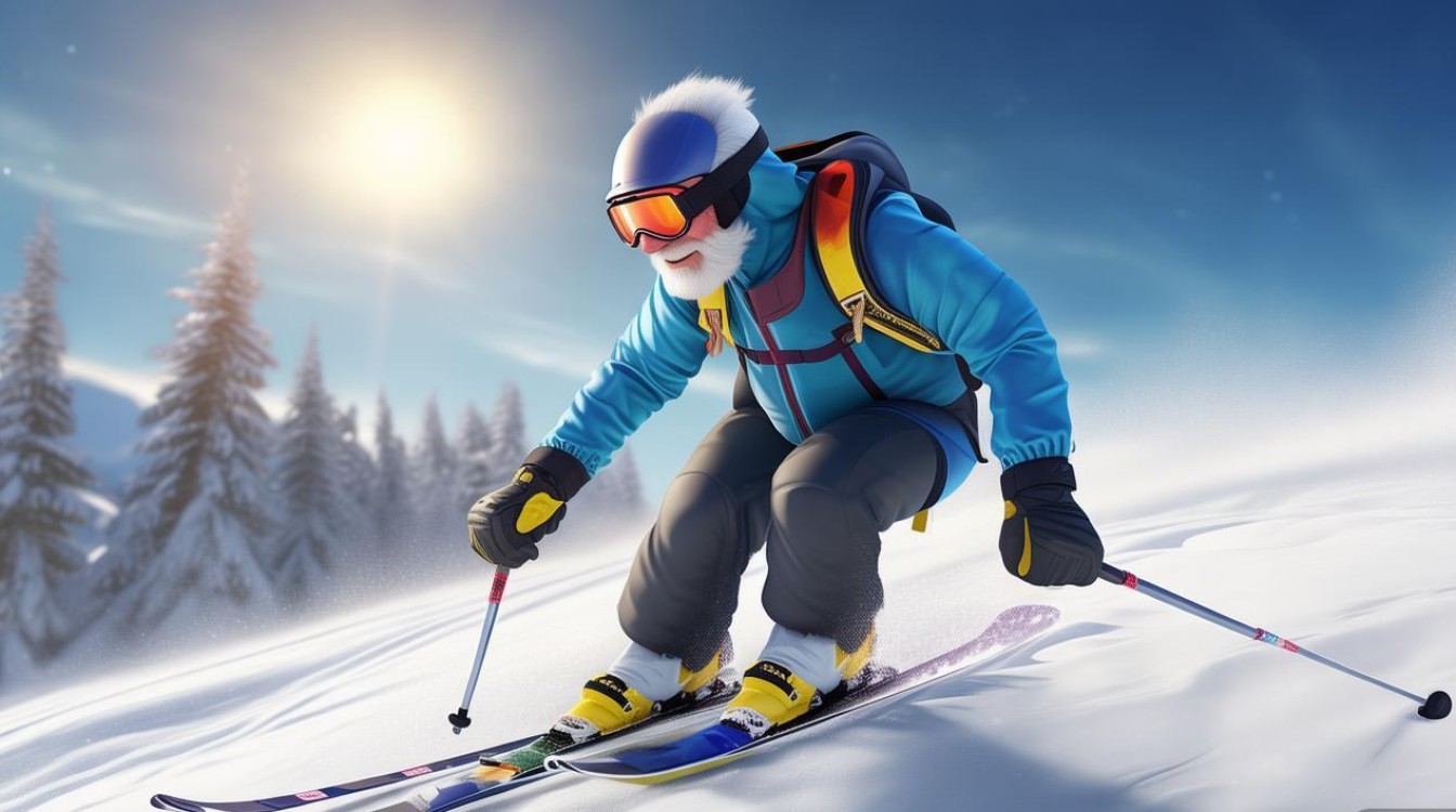 银发族滑雪安全吗？2025冬季必看常识！-图1