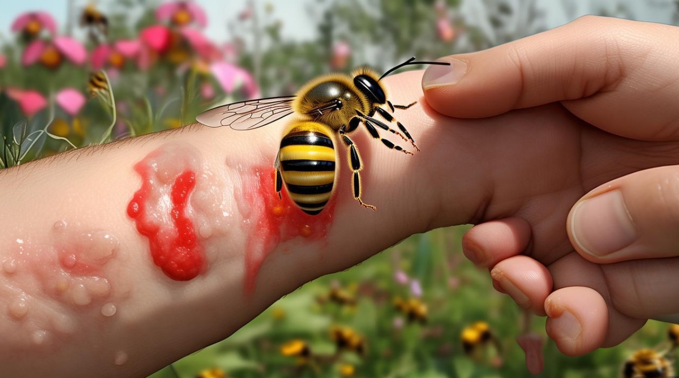 蜜蜂蛰伤后该怎么做？-图1
