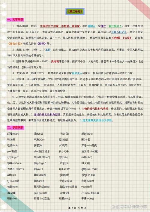 语文八年级上册文学常识-图3