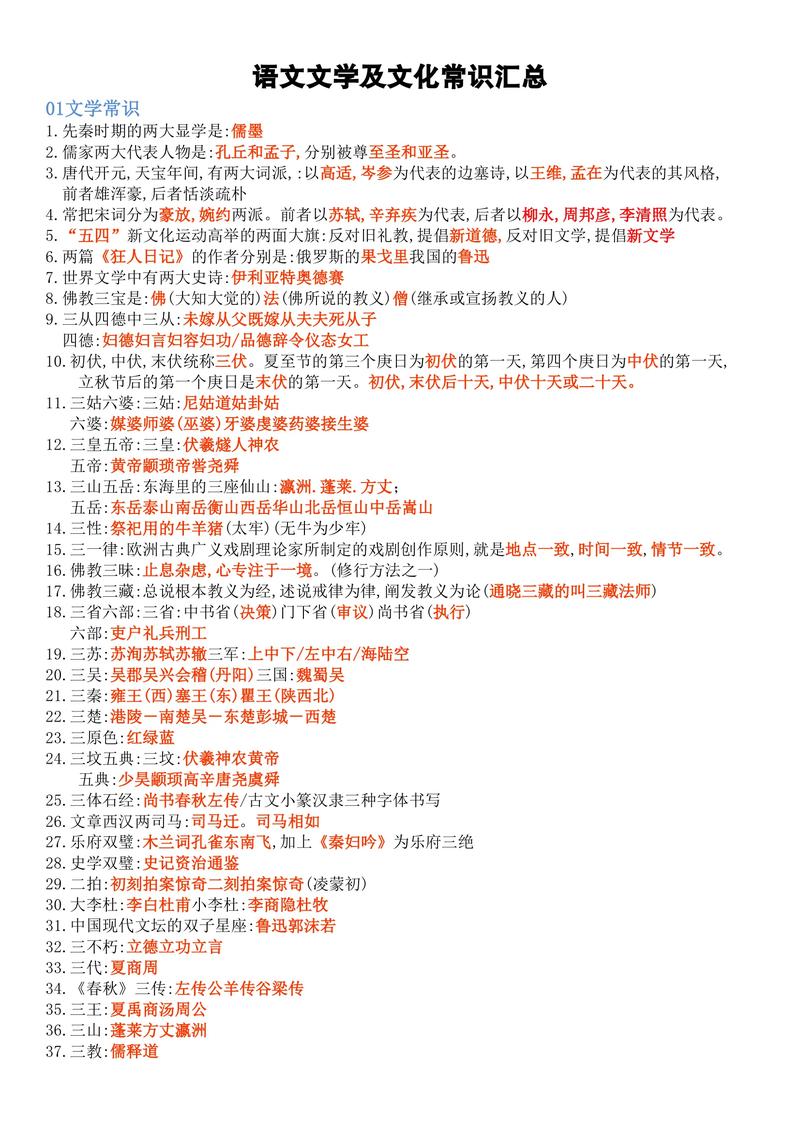 文学常识与文化常识究竟有何本质不同？-图1