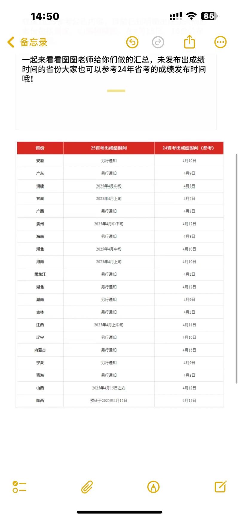 国考省考是什么时候出来-图3