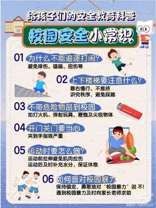 学校安全常识有哪些关键点?-图1 学校安全常识有哪些关键点?-图1