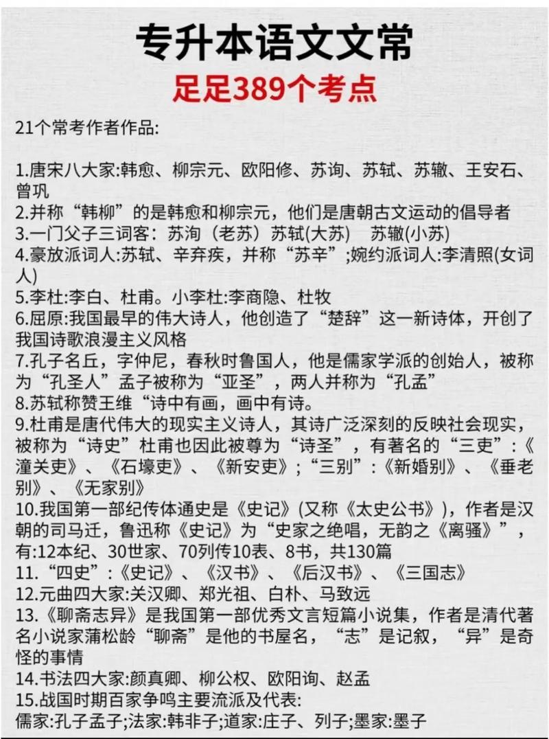 文学常识大全专升本-图3