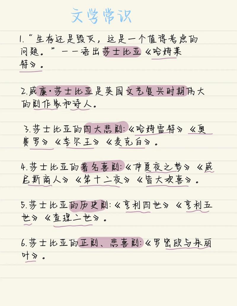 莎士比亚的文学常识-图1 莎士比亚的文学常识-图1