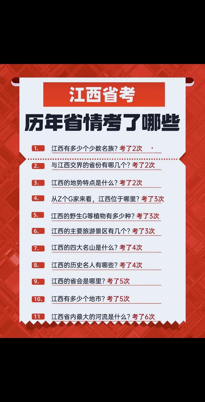 江西 省情常识考题-图3 江西 省情常识考题-图3