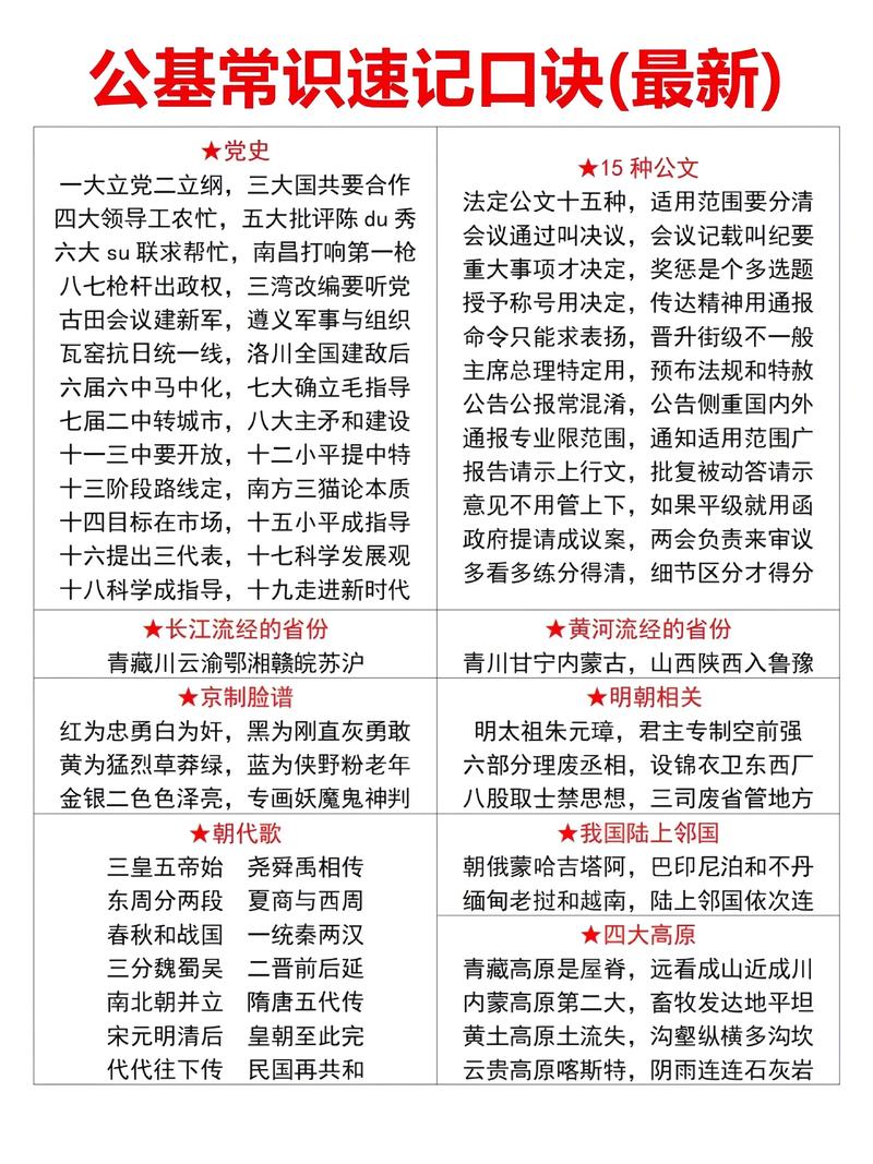 行测常识和公基常识-图2