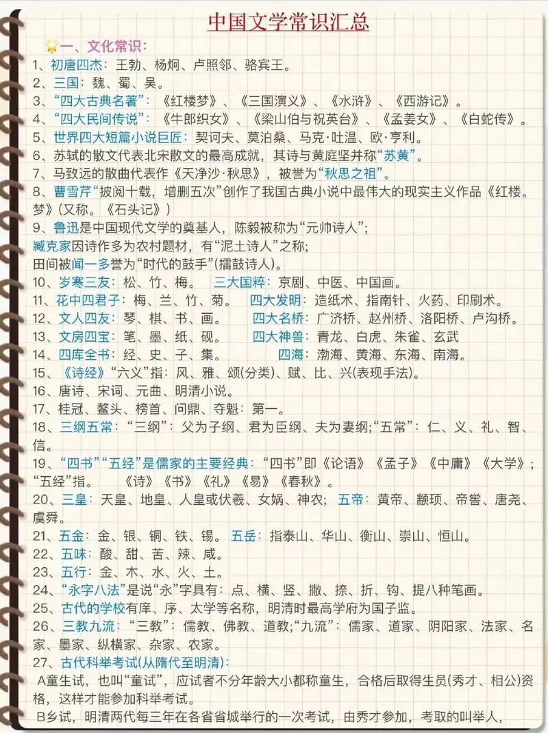 小升初语文文化常识常考哪些重点题型？如何高效掌握？-图3