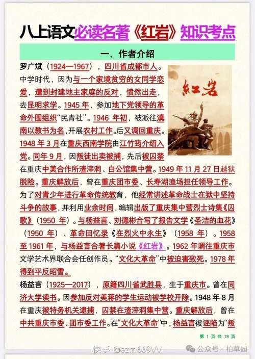 红岩文学常识大全究竟藏着哪些值得深挖的革命记忆与精神密码？-图2