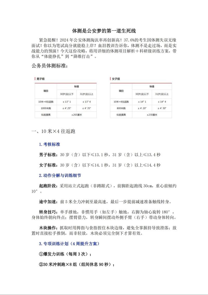 国考公安类岗位是否需要考体能？具体测试项目有哪些标准？-图2