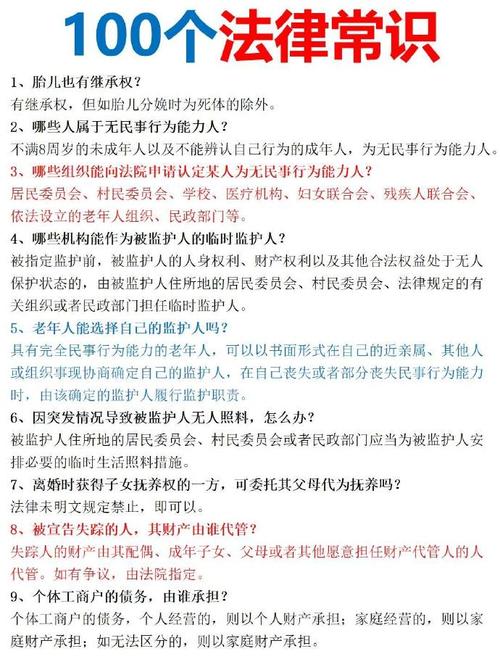 法律常识目录究竟隐藏着哪些实用的法律知识点？-图3