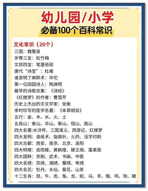 儿童常识知识大全，如何系统培养孩子的认知边界与生活智慧？-图1